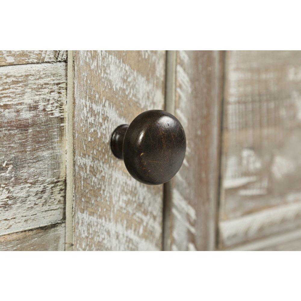 Artisan's Craft Rustic Farmhouse Distressed Acacia Media Console 70". Picture 5