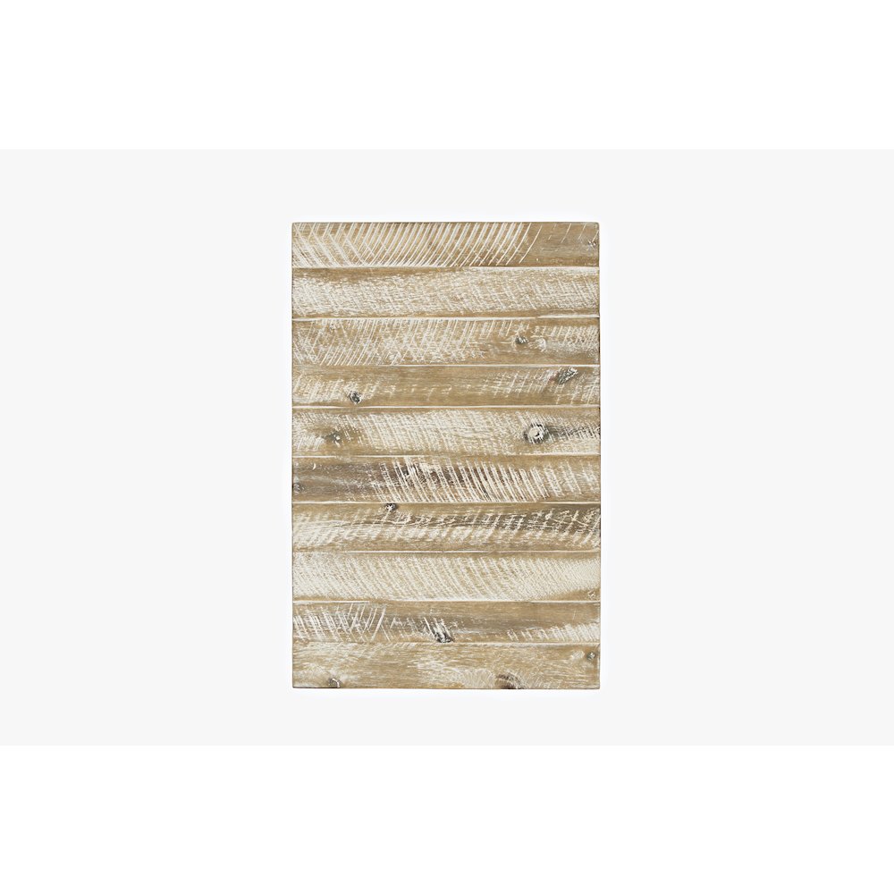 Artisan's Craft Rustic Farmhouse Distressed Solid Wood Chairside Table. Picture 6