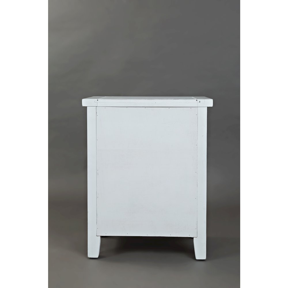 Artisan's Craft Rustic Farmhouse Distressed Solid Wood Accent Table. Picture 8