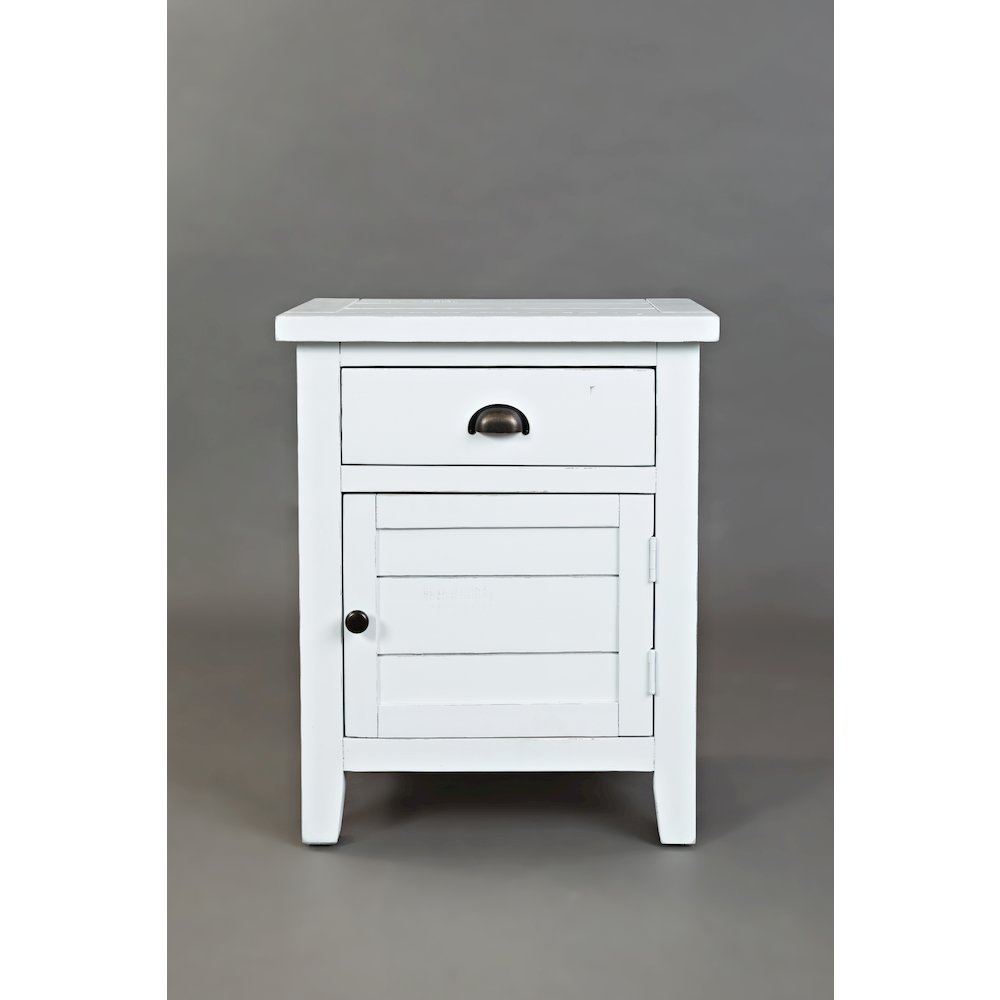 Artisan's Craft Rustic Farmhouse Distressed Solid Wood Accent Table. Picture 1