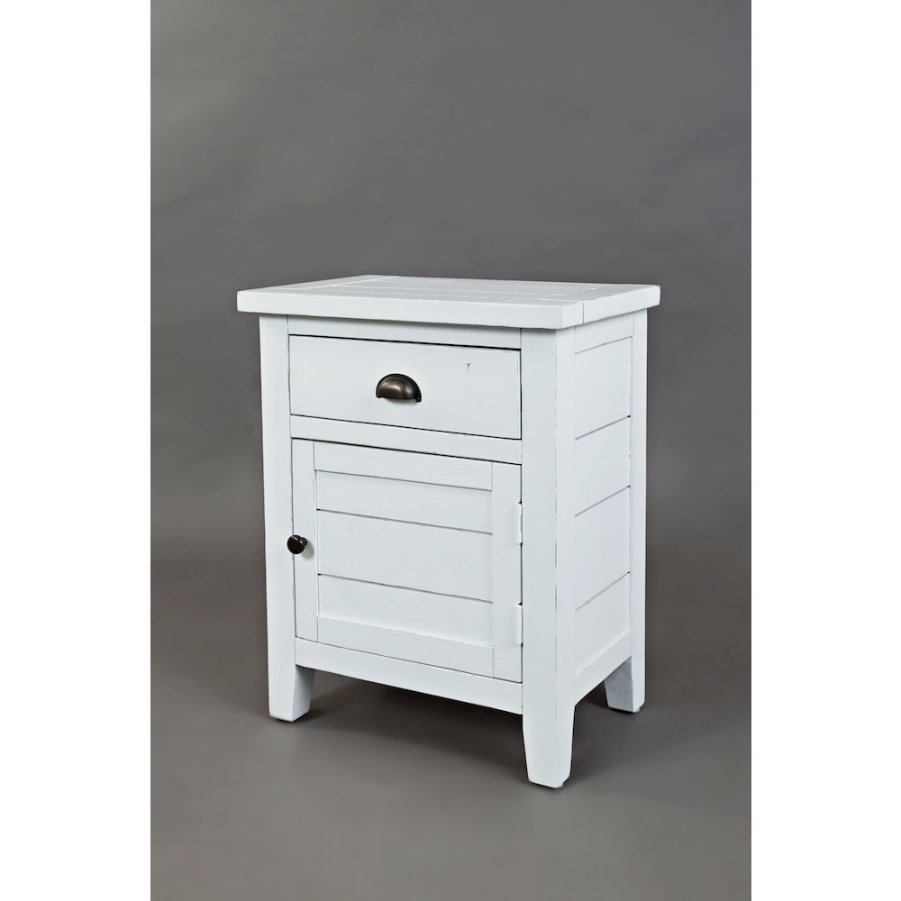 Artisan's Craft Rustic Farmhouse Distressed Solid Wood Accent Table. Picture 2
