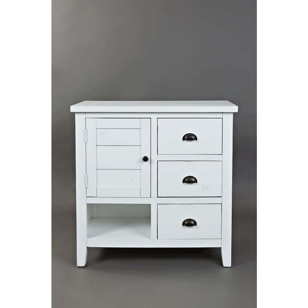 Artisan's Craft Rustic Farmhouse Distressed Solid Wood Accent Chest. Picture 1