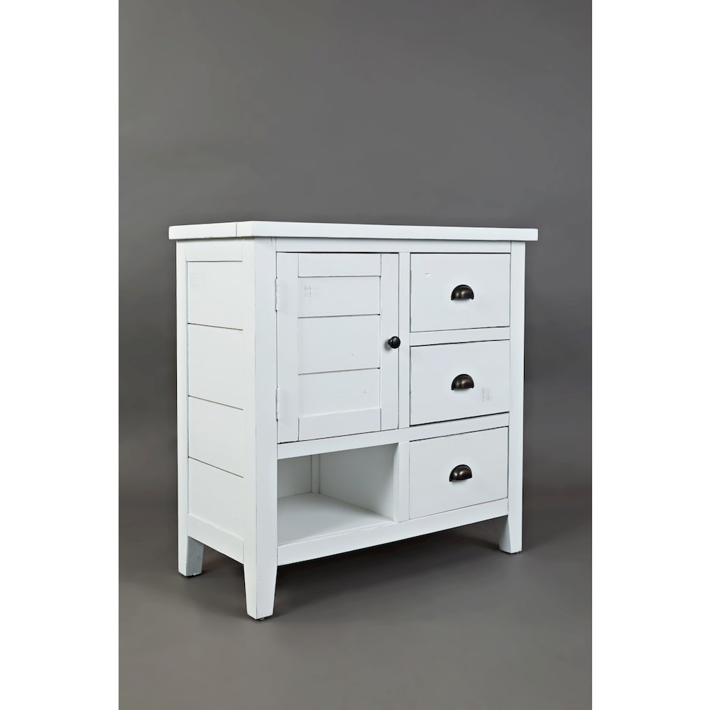 Artisan's Craft Rustic Farmhouse Distressed Solid Wood Accent Chest. Picture 3