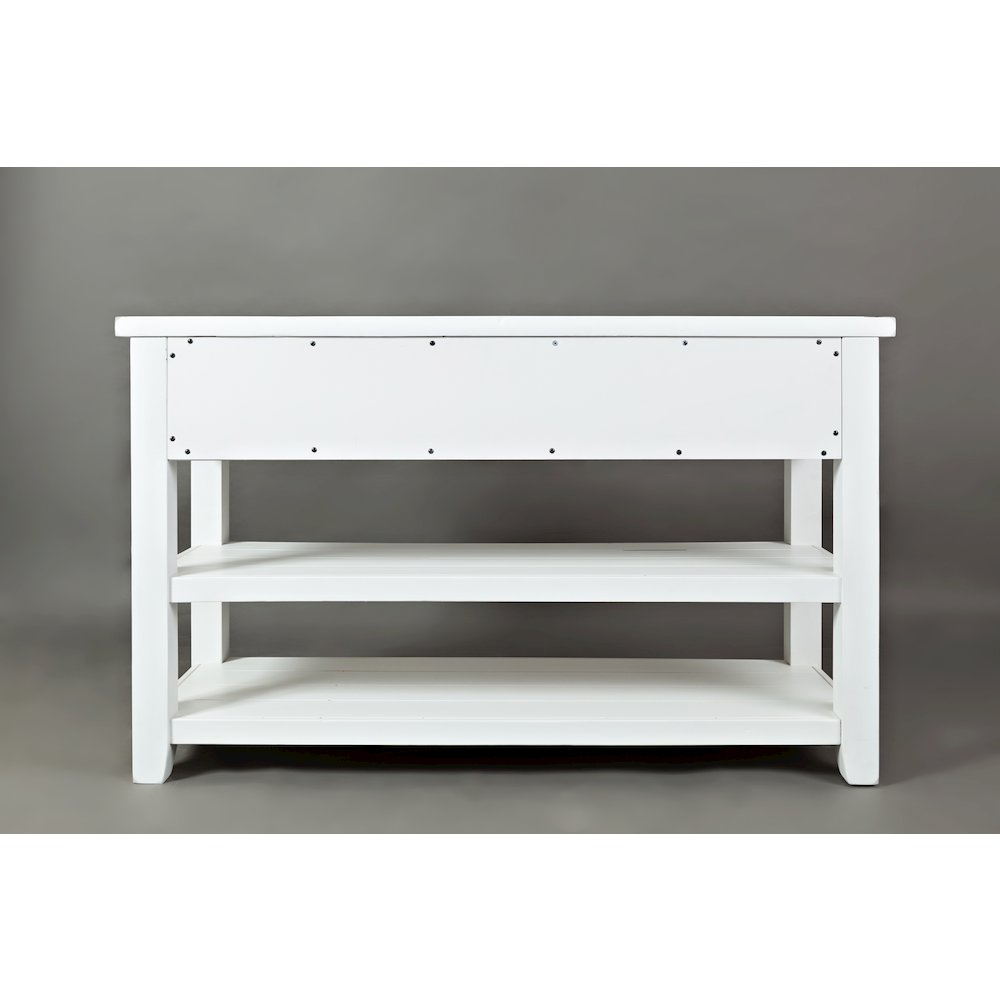 Artisan's Craft Rustic Farmhouse Distressed Solid Wood 50" Sofa Table. Picture 7