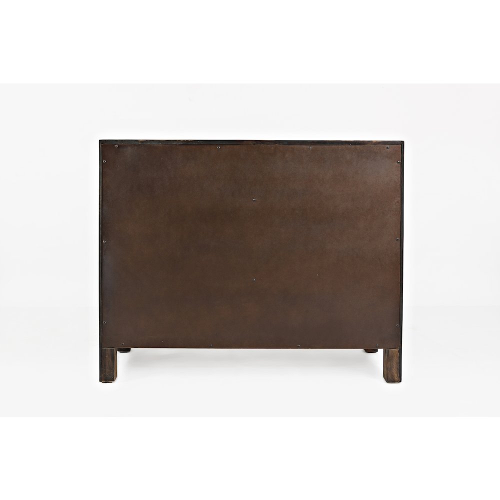 Gramercy Mid-Century Modern Chevron Two Door 40" Accent Chest. Picture 9