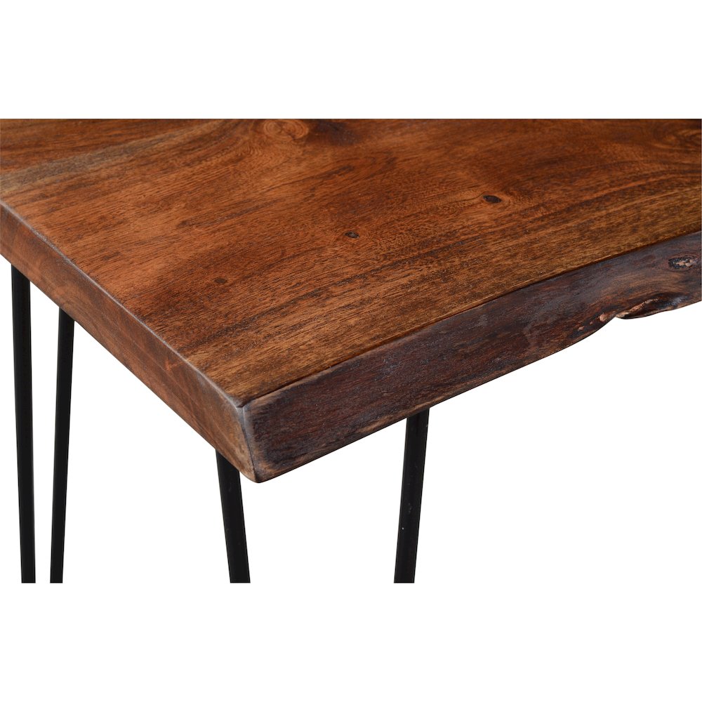 Nature's Edge Solid Acacia Desk with Drawer. Picture 3