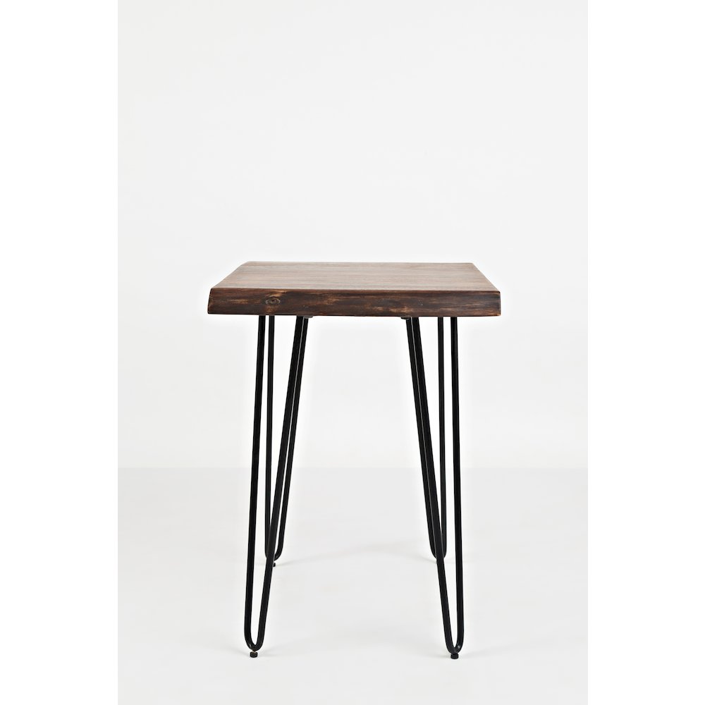 Nature's Edge Solid Acacia Chairside Table. Picture 2