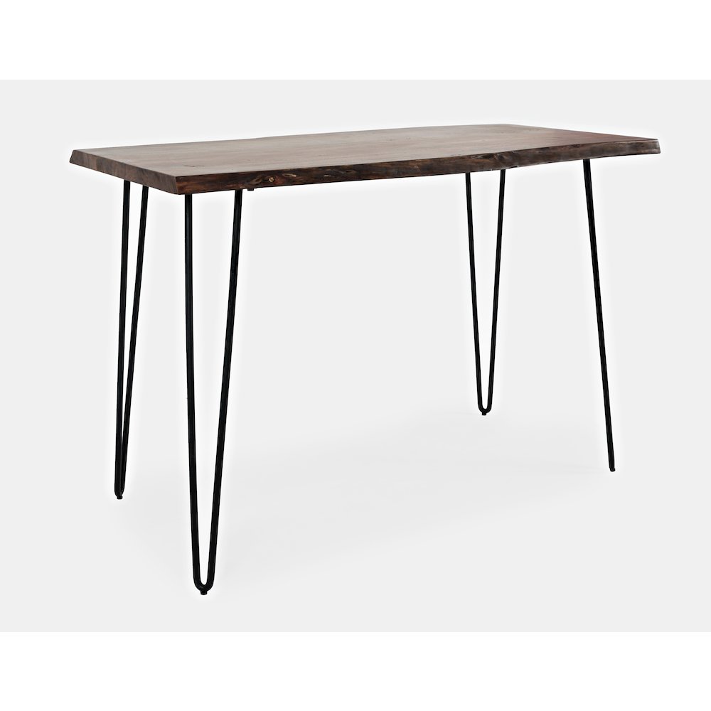 Nature's Edge 52'' Modern Solid Wood Live Edge Counter Height Dining Table. Picture 3