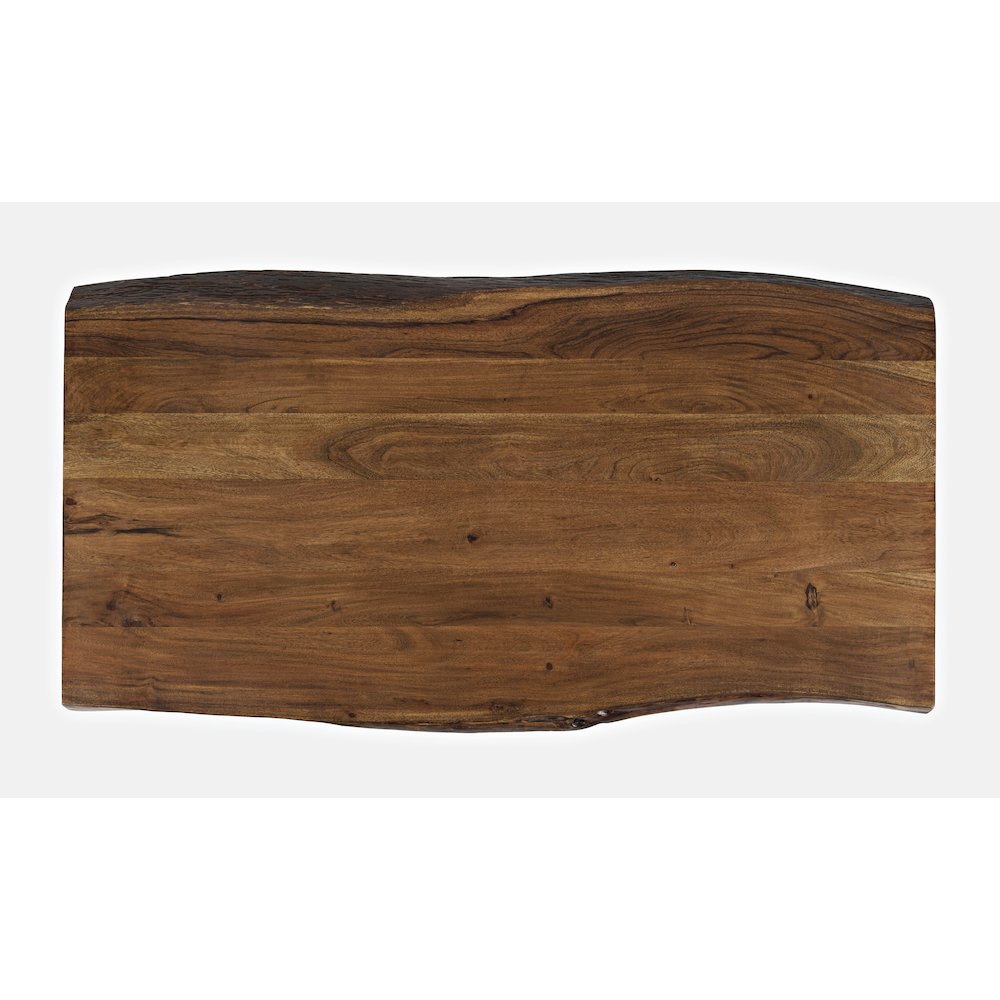 Nature's Edge 52'' Modern Solid Wood Live Edge Counter Height Dining Table. Picture 5