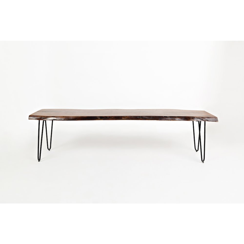 Nature's Edge 70" Solid Acacia Bench. Picture 1