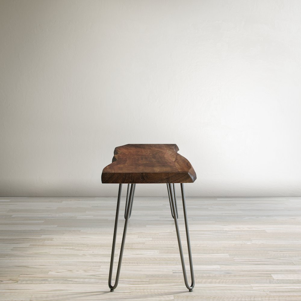 Nature's Edge 70" Solid Acacia Bench. Picture 11