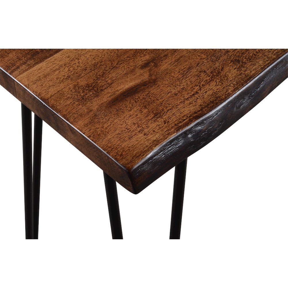 Nature's Edge Solid Acacia Counter Height Sofa Dining Table. Picture 4