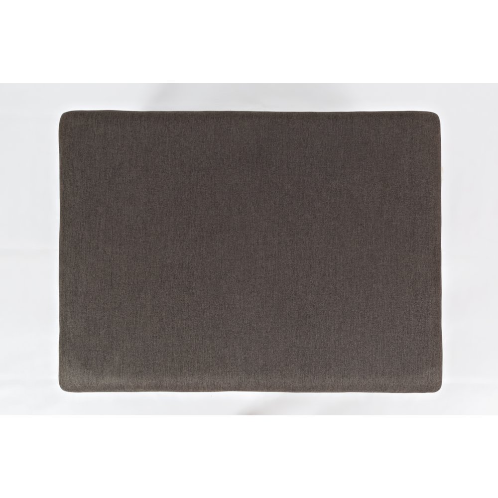 Twin Cities Contemporary Brown 38" Upholstered Ottoman Coffee Table. Picture 5