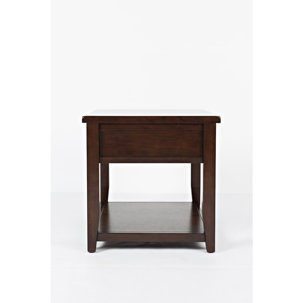 Twin Cities Contemporary Brown End Table. Picture 7