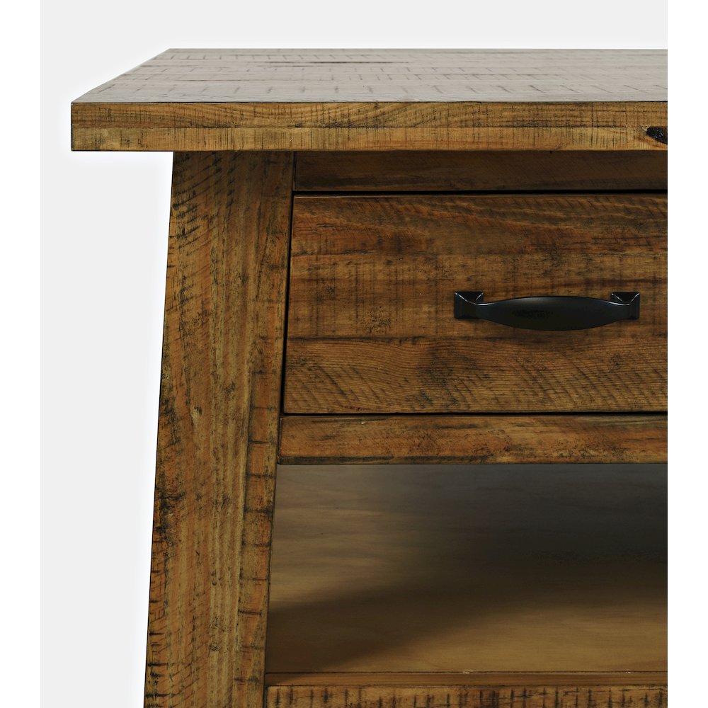 Rustic Farmhouse Solid Wood 50" Coffee Table. Picture 4