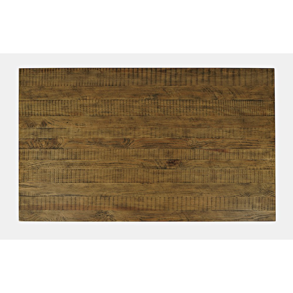 Rustic Farmhouse Solid Wood 50" Coffee Table. Picture 6