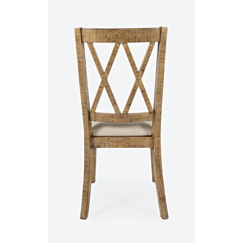 Rustic Distressed Pine Dining Chair (Set of 2). Picture 8