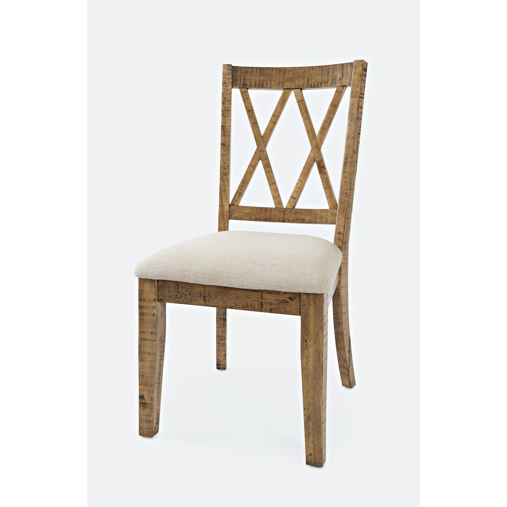 Rustic Distressed Pine Dining Chair (Set of 2). Picture 4