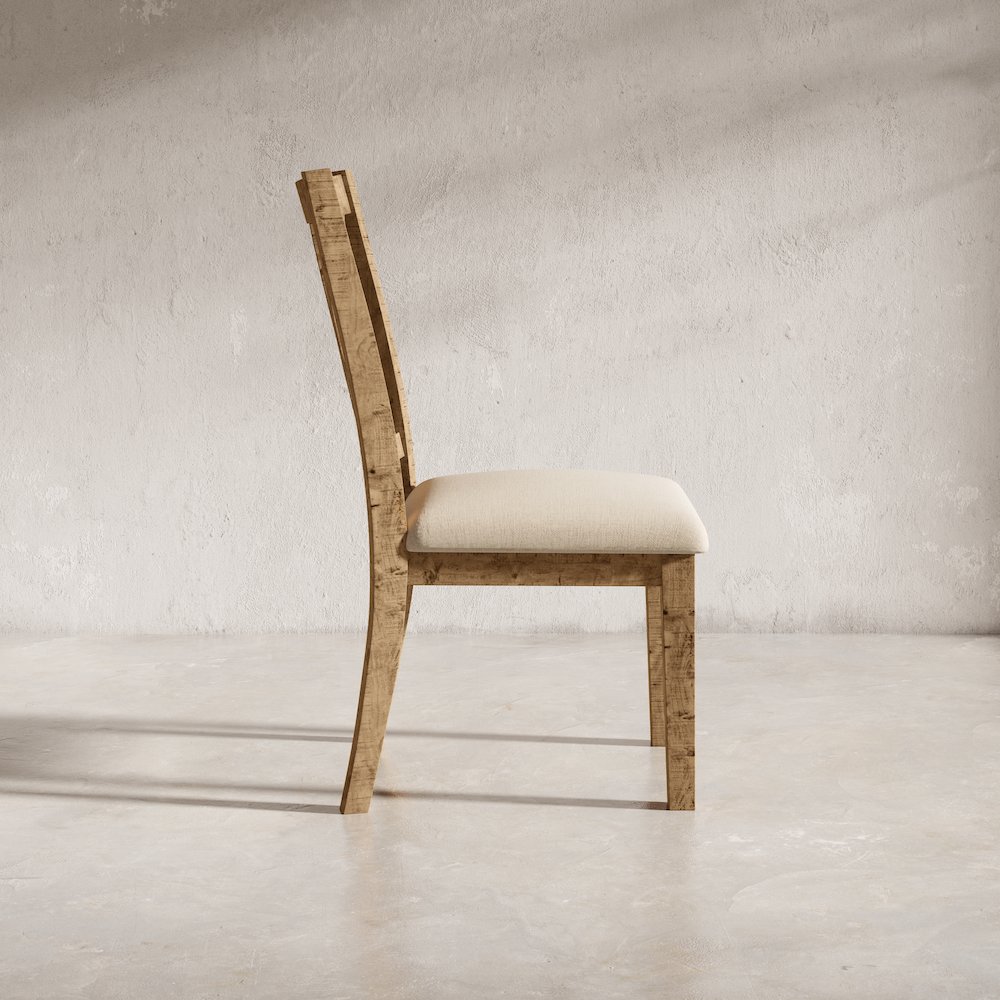 Rustic Distressed Pine Dining Chair (Set of 2). Picture 6