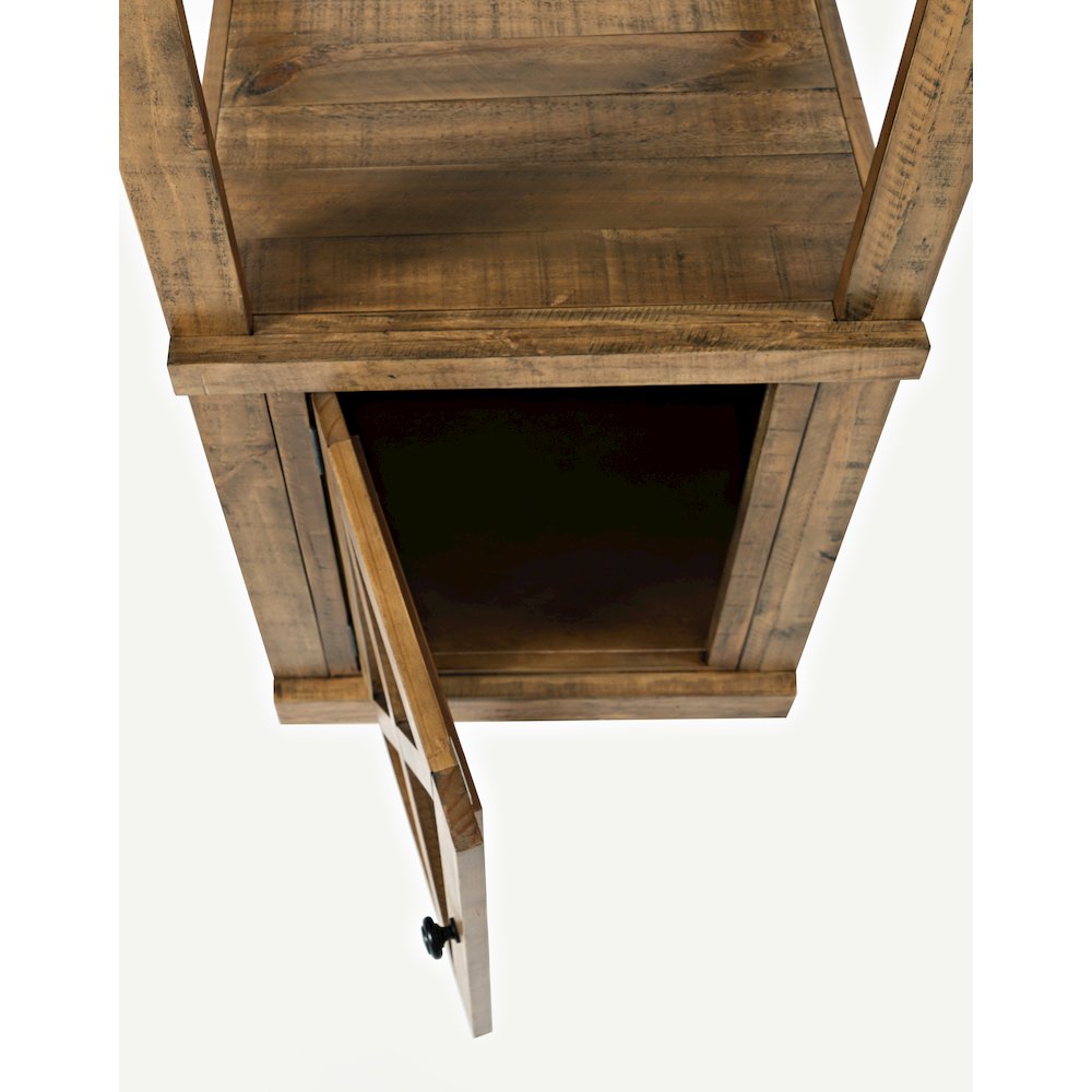 Telluride Rustic Farmhouse Solid Wood Two Pier and Bridge Set. Picture 10