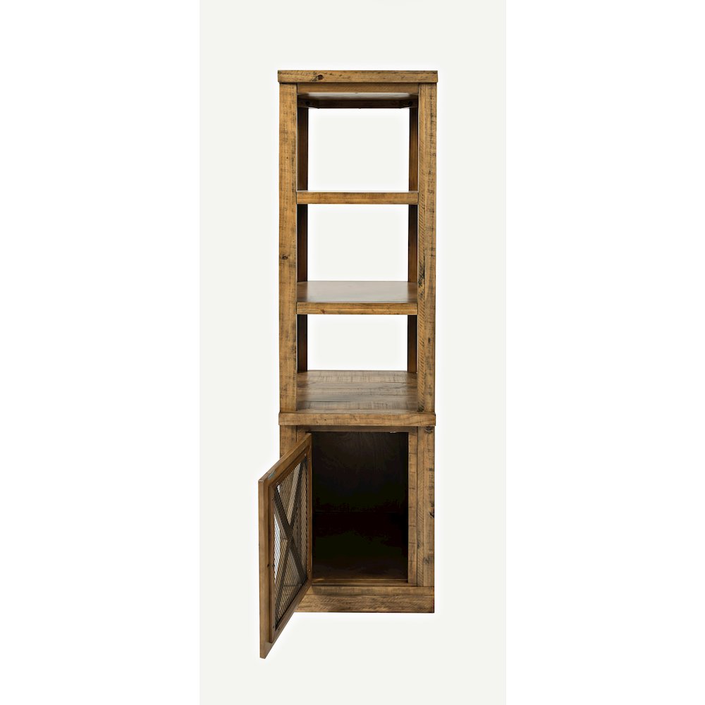 Telluride Rustic Farmhouse Solid Wood Two Pier and Bridge Set. Picture 6