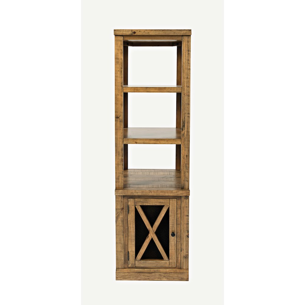 Telluride Rustic Farmhouse Solid Wood Two Pier and Bridge Set. Picture 1
