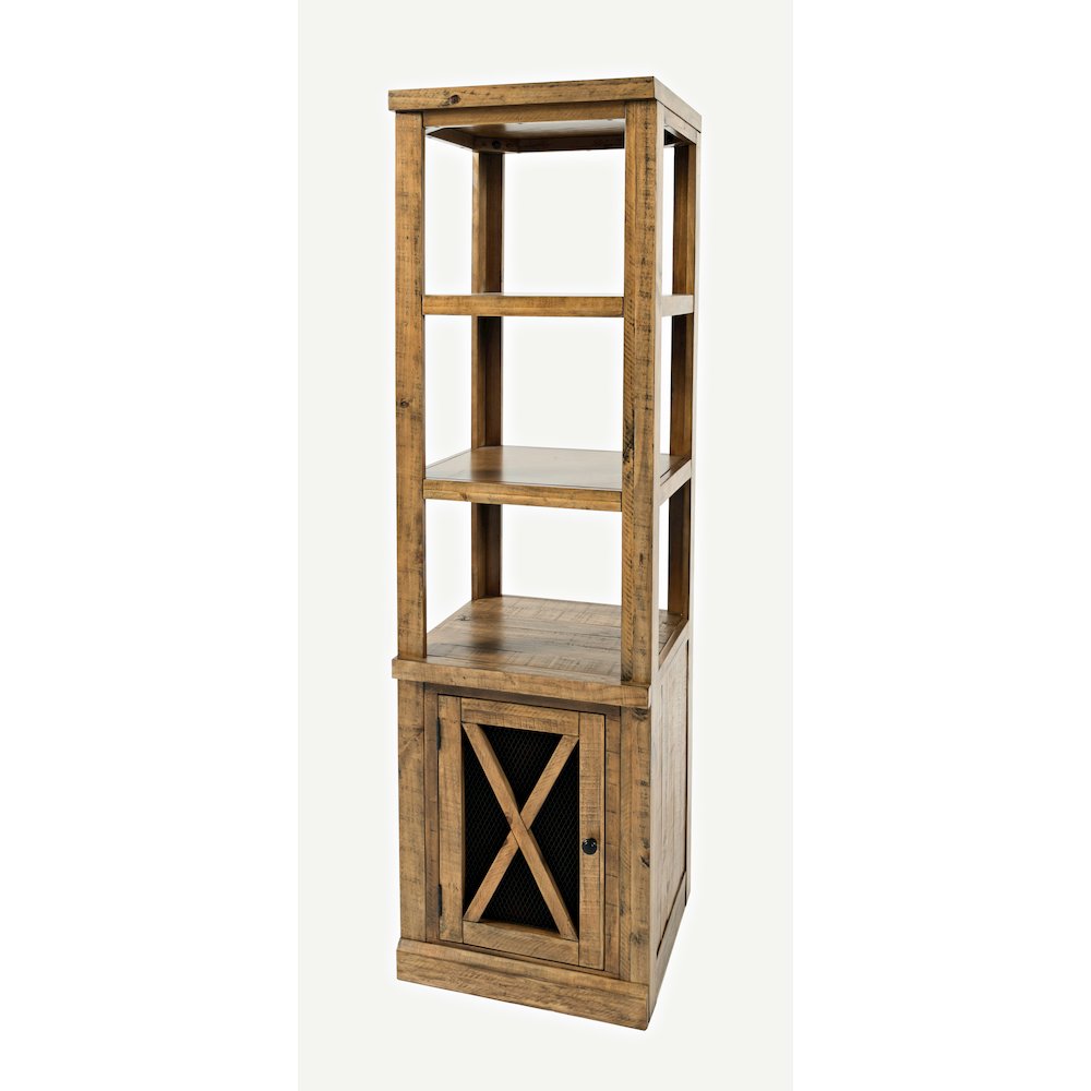 Telluride Rustic Farmhouse Solid Wood Two Pier and Bridge Set. Picture 2