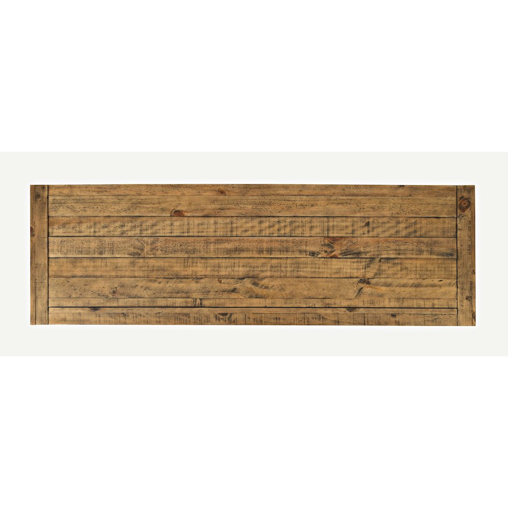 Telluride Rustic Farmhouse Solid Wood 60'' TV Console Stand. Picture 7