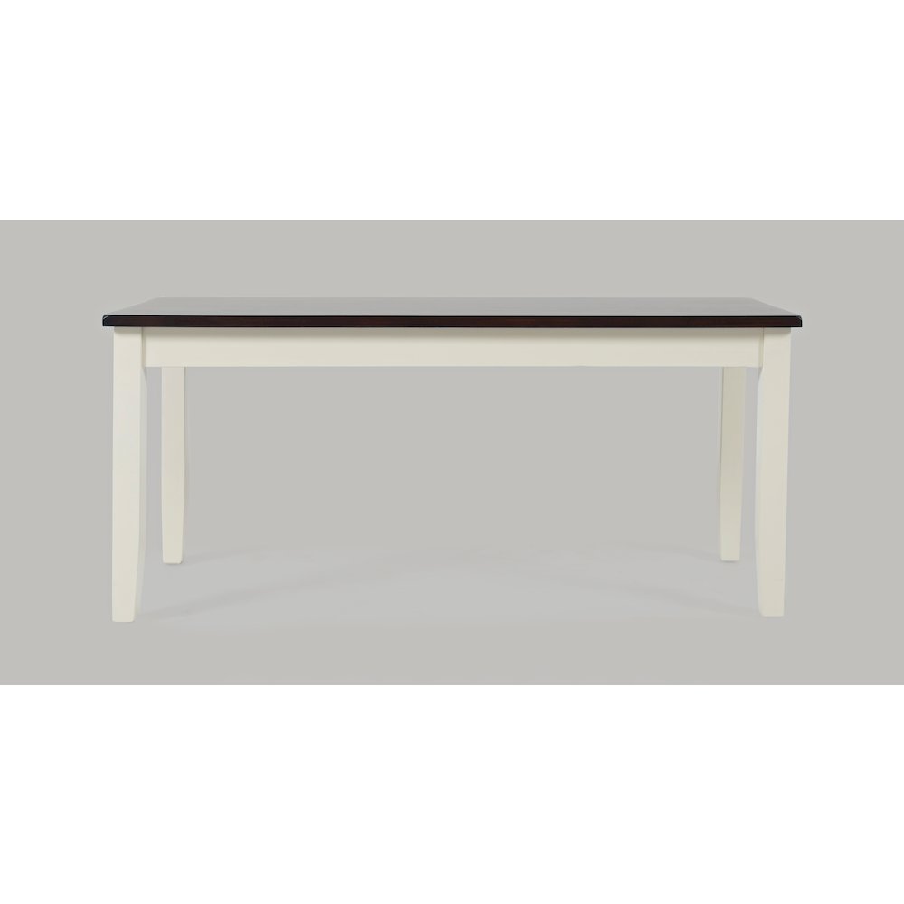 Asbury Park Solid Wood Farmhouse Four Piece Dining Set with Bench. Picture 8