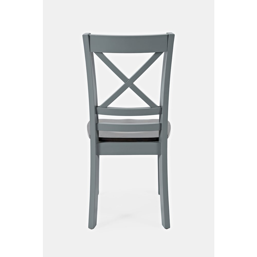 Asbury Park Solid Wood Farmhouse Cross-Back Dining Chair (Set of 2). Picture 5