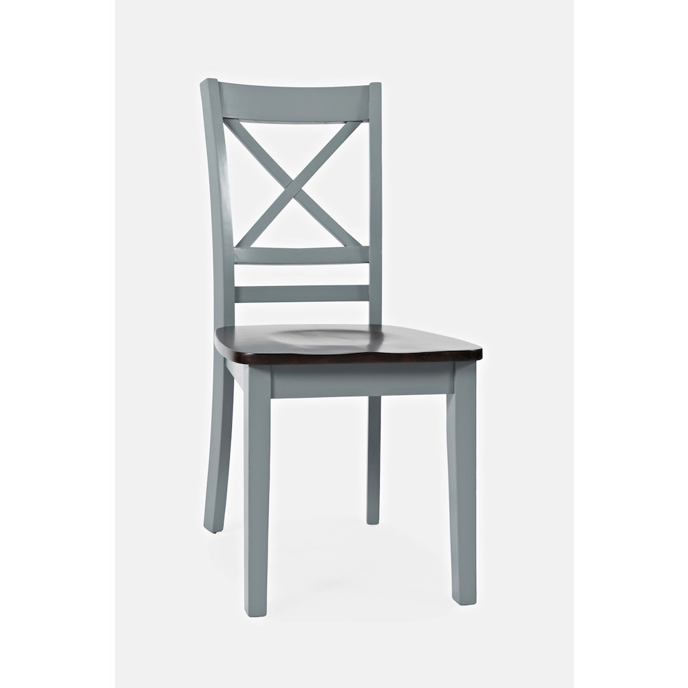 Asbury Park Solid Wood Farmhouse Cross-Back Dining Chair (Set of 2). Picture 7