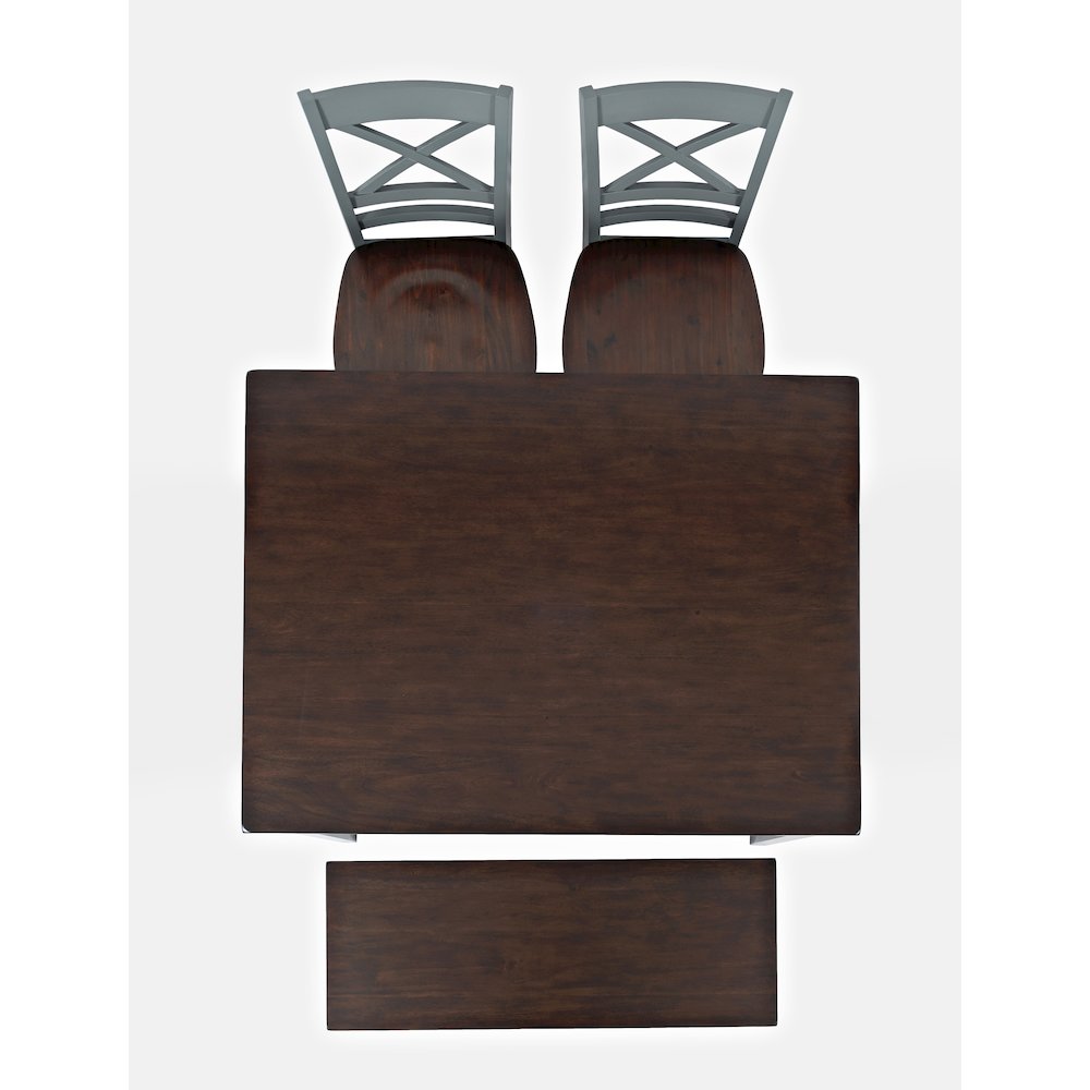 Asbury Park Solid Wood Farmhouse Four Piece Counter Height Dining Set with Bench. Picture 6