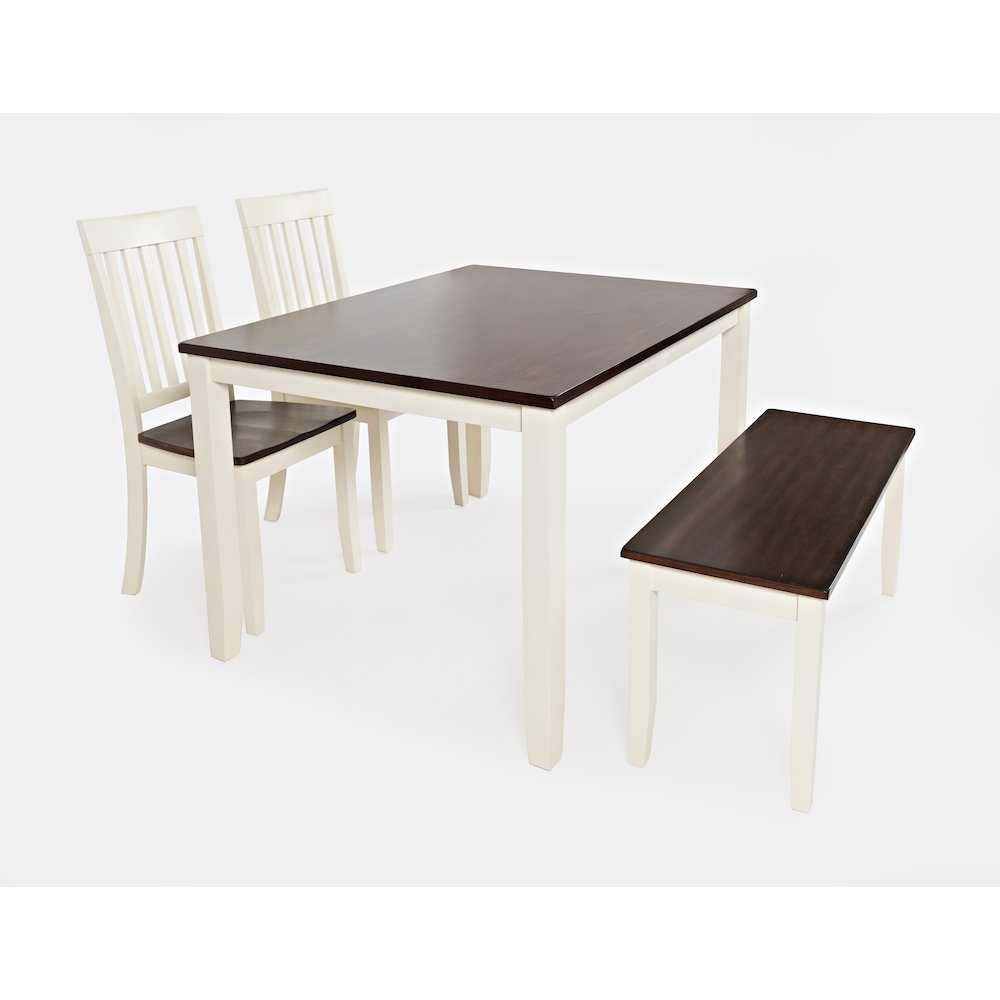 Decatur Lane Farmhouse 4 Piece Solid Wood Dining Set. Picture 8