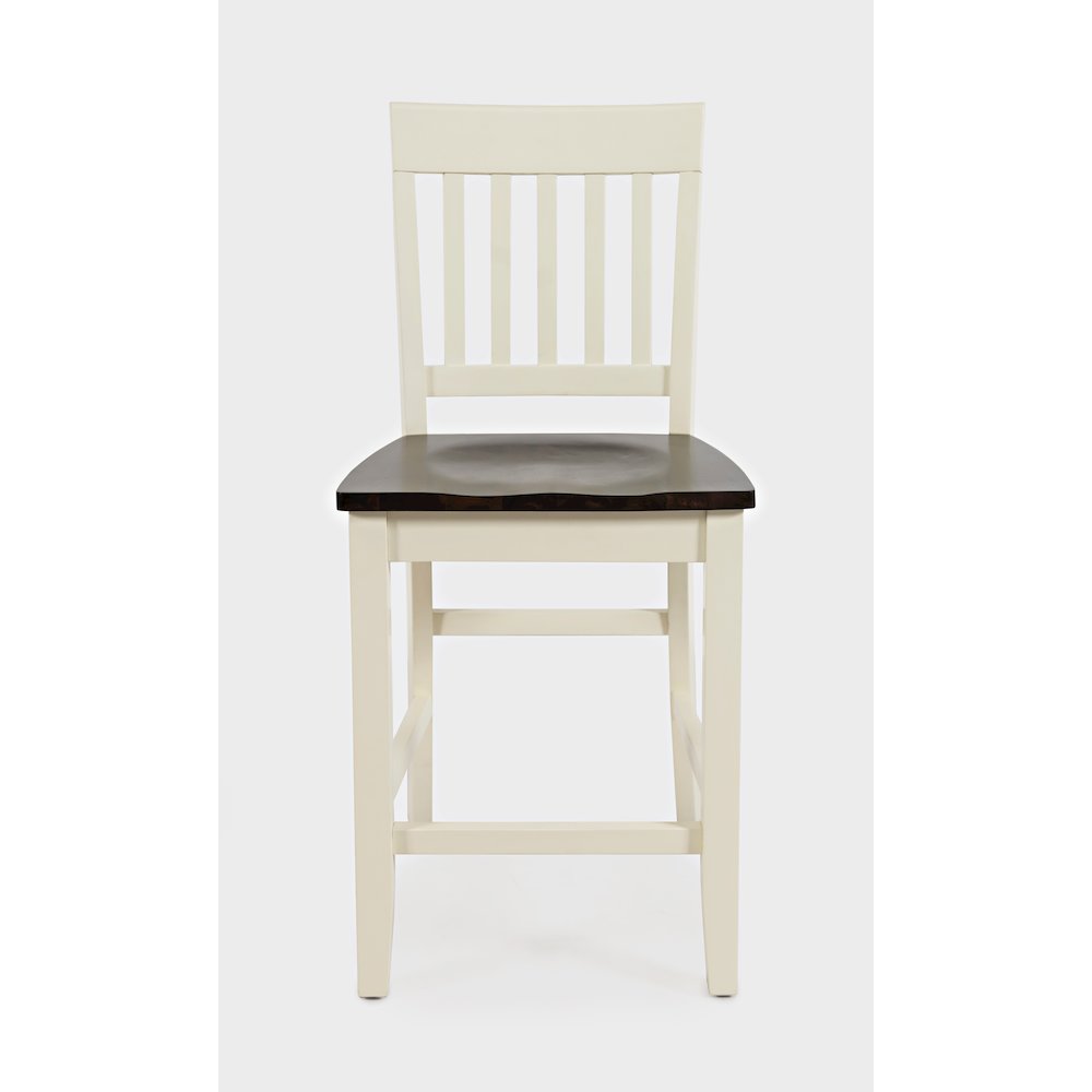 Decatur Lane Farmhouse Solid Wood Counter Stool (Set of 2). Picture 7