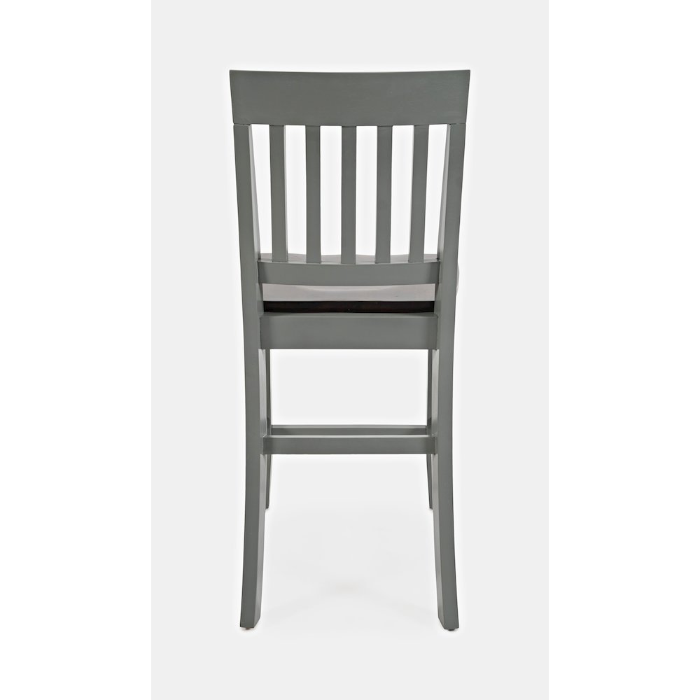 Decatur Lane Farmhouse Solid Wood Counter Stool (Set of 2). Picture 4