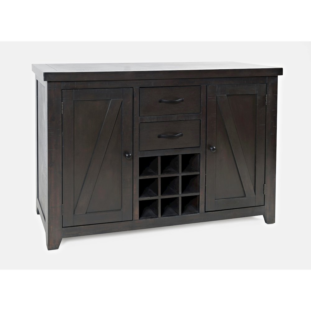 American Rustics Sideboard Buffet with Wine Rack. Picture 3