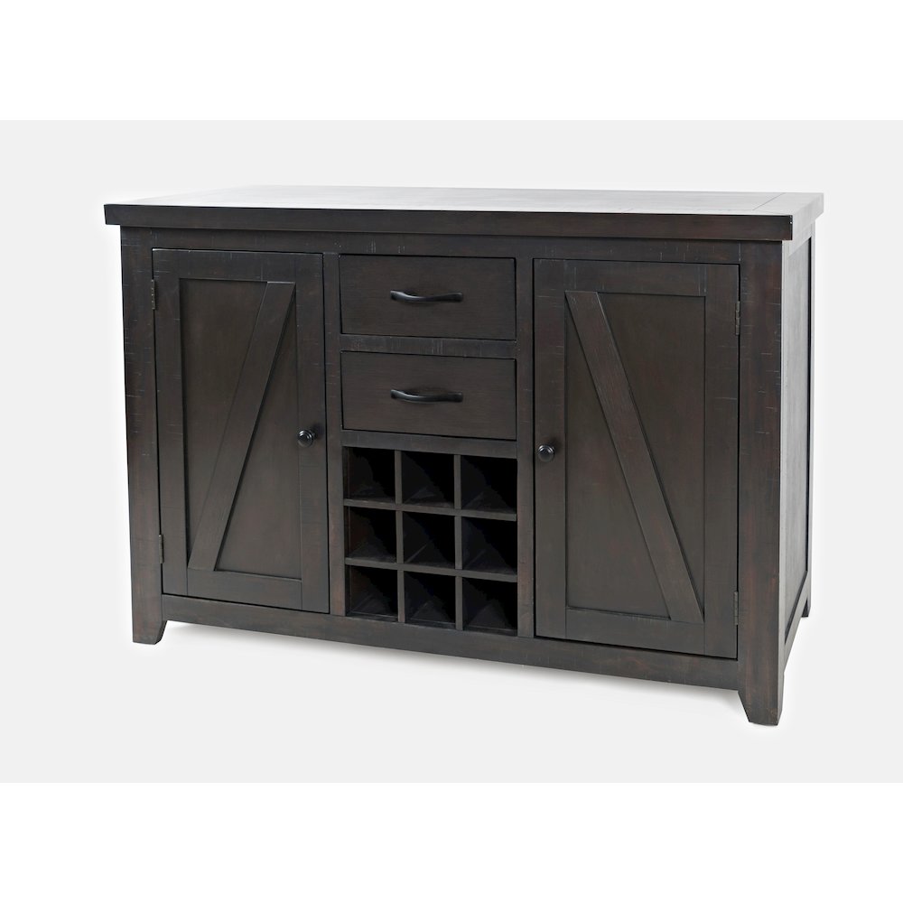 American Rustics Sideboard Buffet with Wine Rack. Picture 2