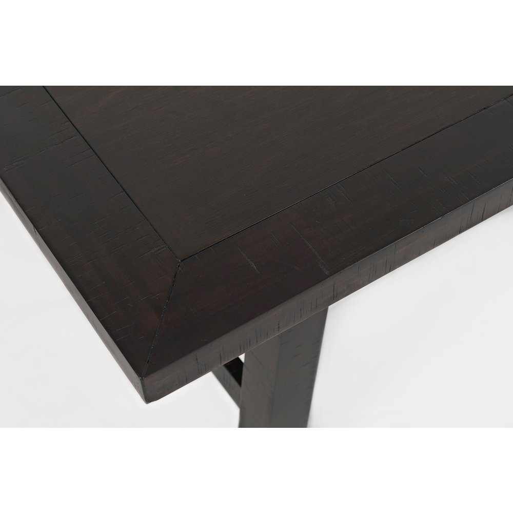 American Rustics 72" Distressed Solid Wood Trestle Dining Table. Picture 4