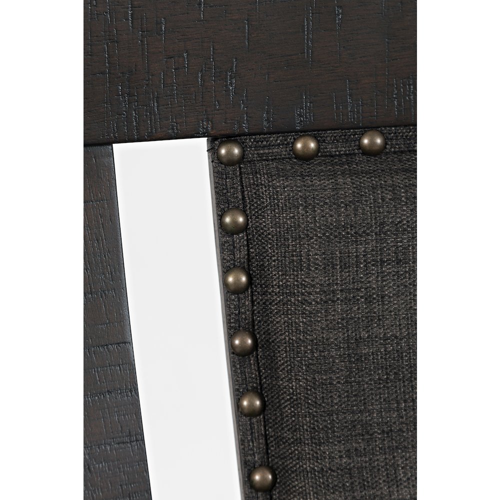 Upholstered Slatback Counter Height Stool with Nailhead Trim (Set of 2). Picture 5