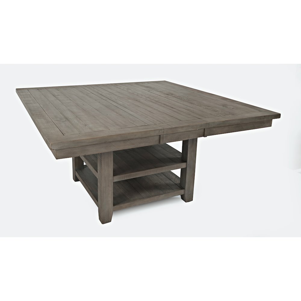Table from the Outer Banks Coastal Reclaimed Pine 60" Nine-Piece Counter Height Dining Set (SKU: BG3389661). Picture 2