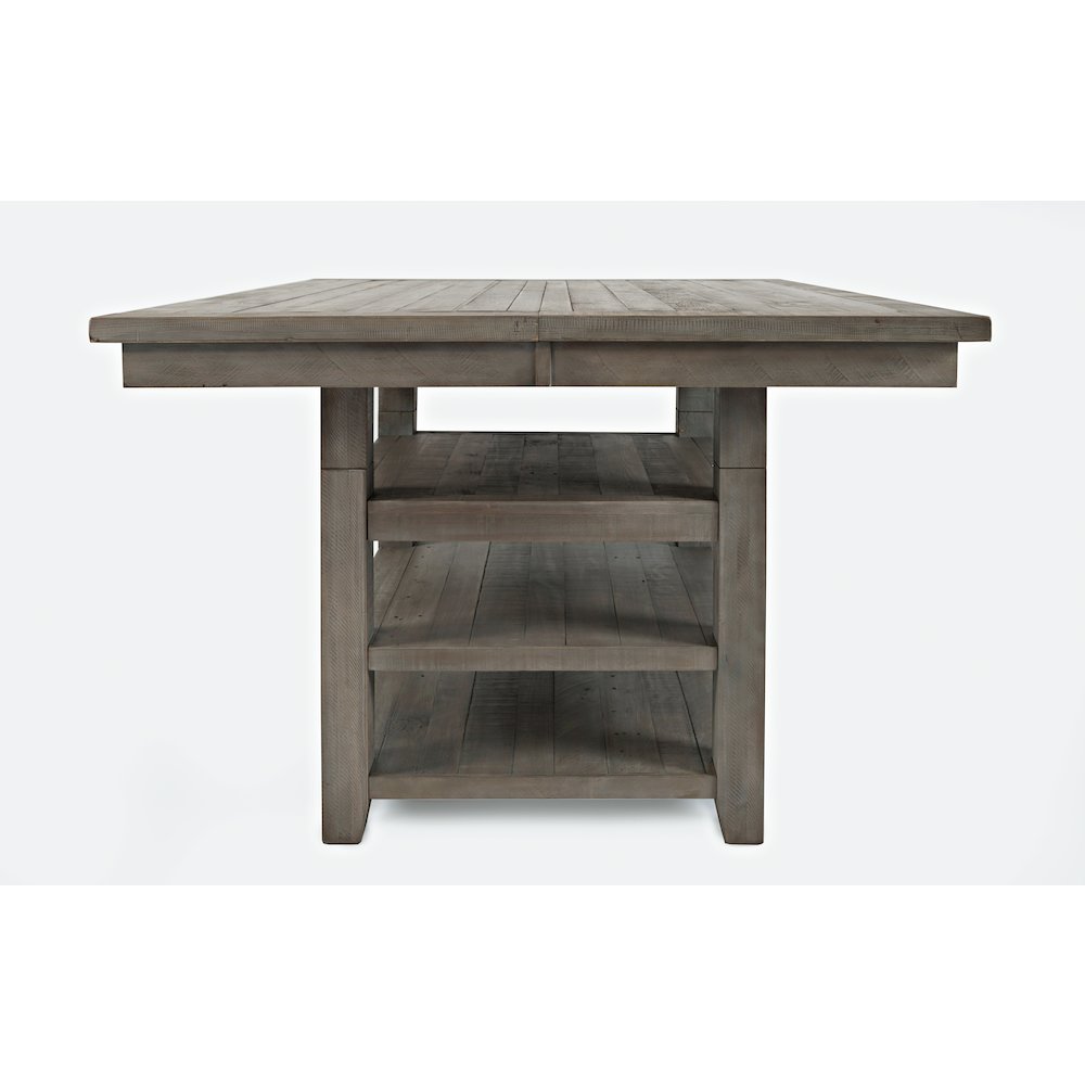 Table from the Outer Banks Coastal Reclaimed Pine 60" Nine-Piece Counter Height Dining Set (SKU: BG3389661). Picture 6