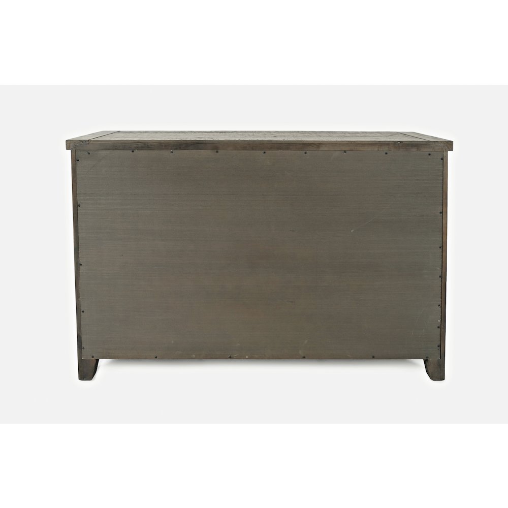 Reclaimed Solid Wood Buffet Server with Wine Bottle and Glass Storage. Picture 8