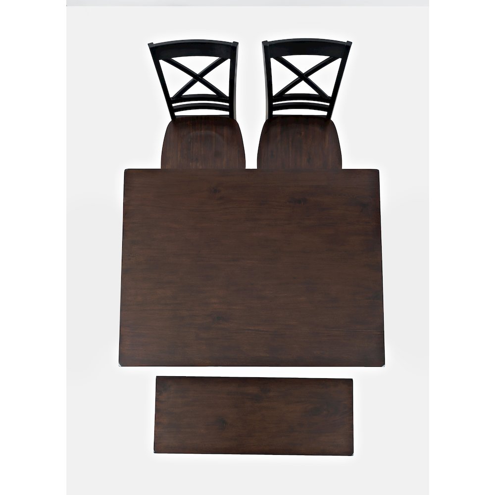 Asbury Park Solid Wood Farmhouse Four Piece Dining Set with Bench. Picture 6
