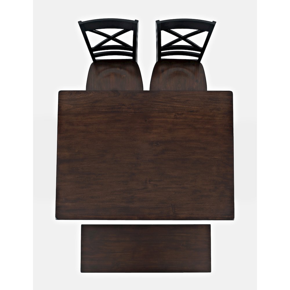 Asbury Park Solid Wood Farmhouse Four Piece Counter Height Dining Set with Bench. Picture 6
