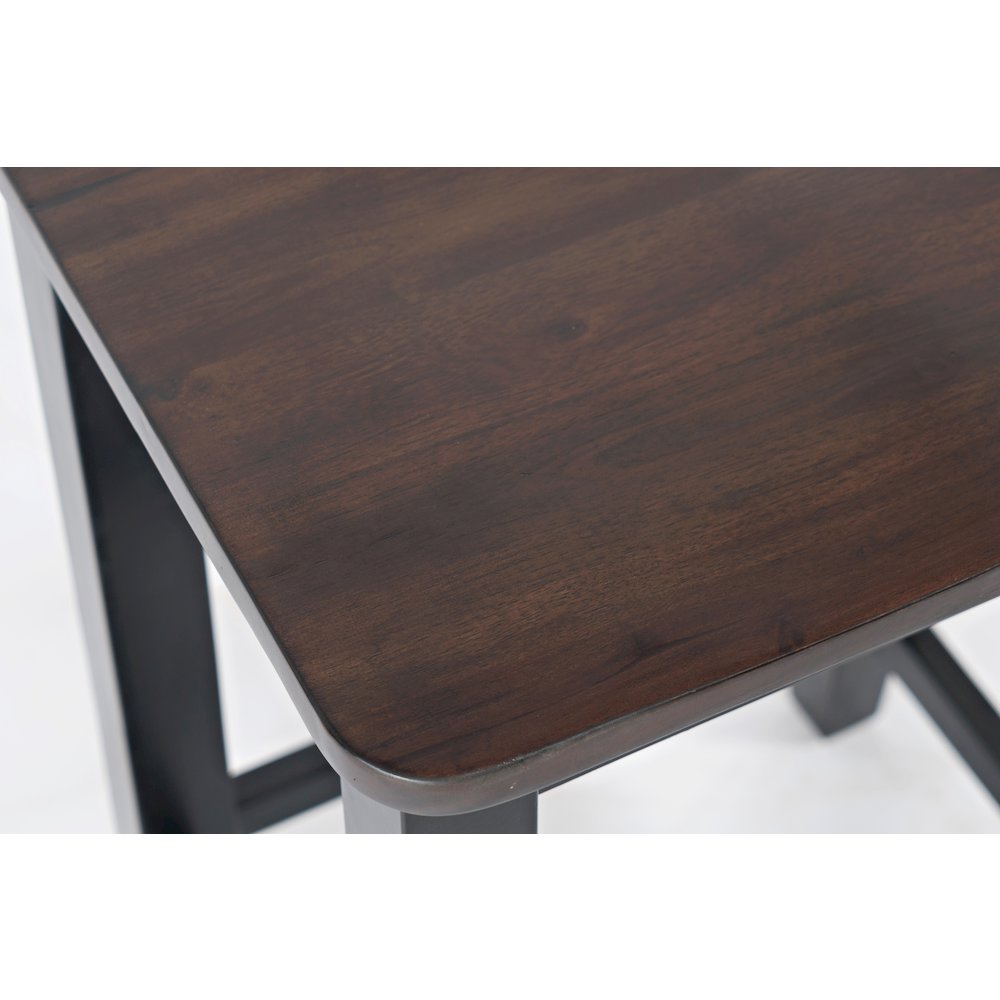 Asbury Park Solid Wood Farmhouse Backless Saddle Stool (Set of 2). Picture 5