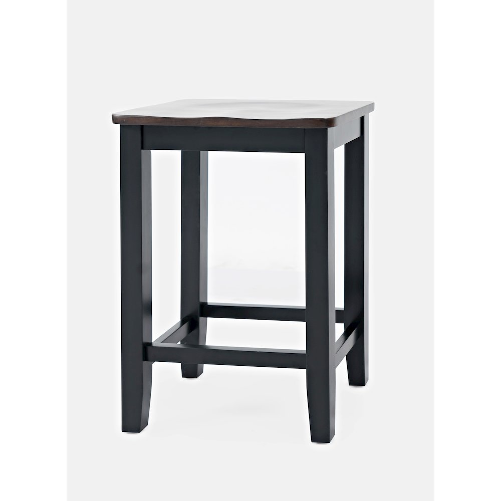 Asbury Park Solid Wood Farmhouse Backless Saddle Stool (Set of 2). Picture 3