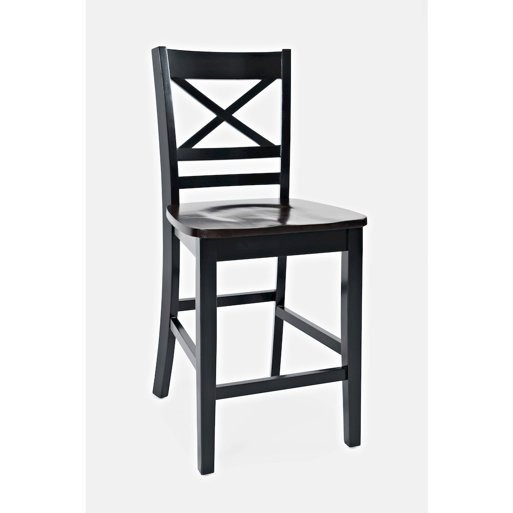 Asbury Park Solid Wood Farmhouse Four Piece Counter Height Dining Set with Bench. Picture 4