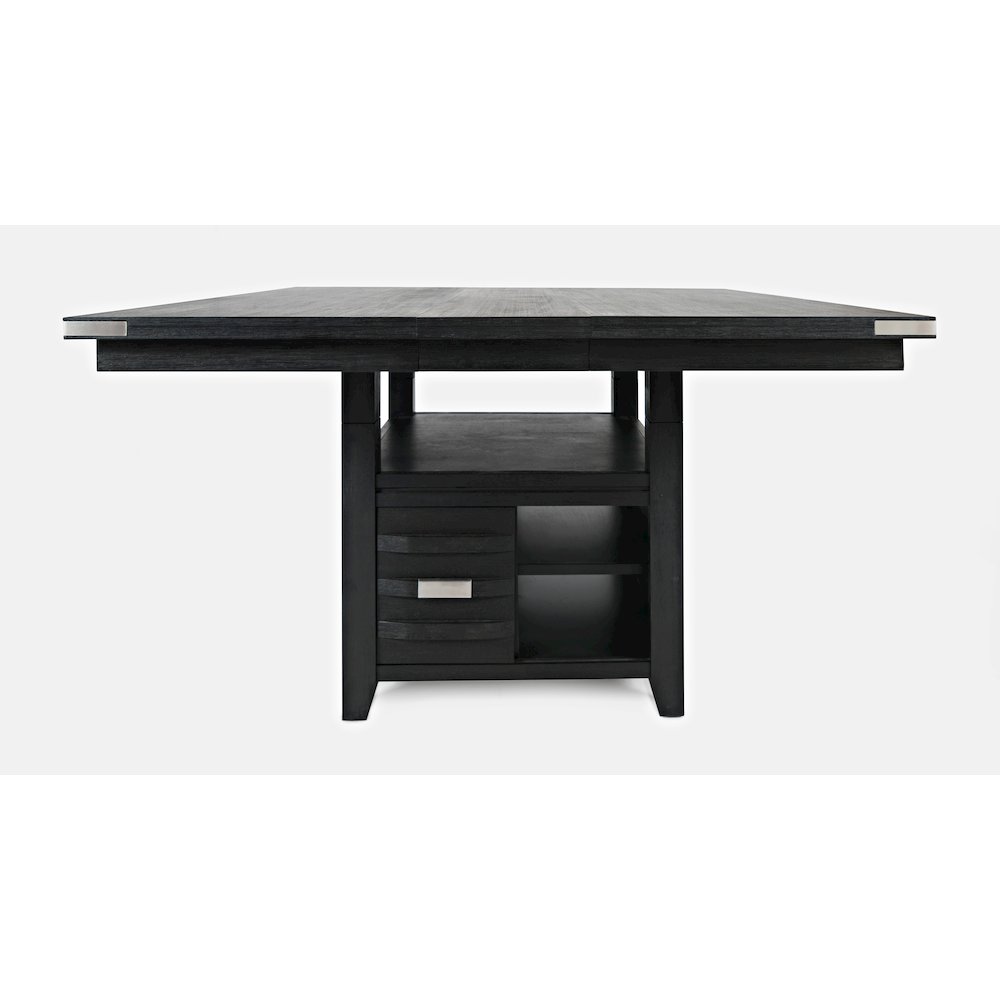 Altamonte Contemporary Adjustable Height Square 60" Storage Table. Picture 1