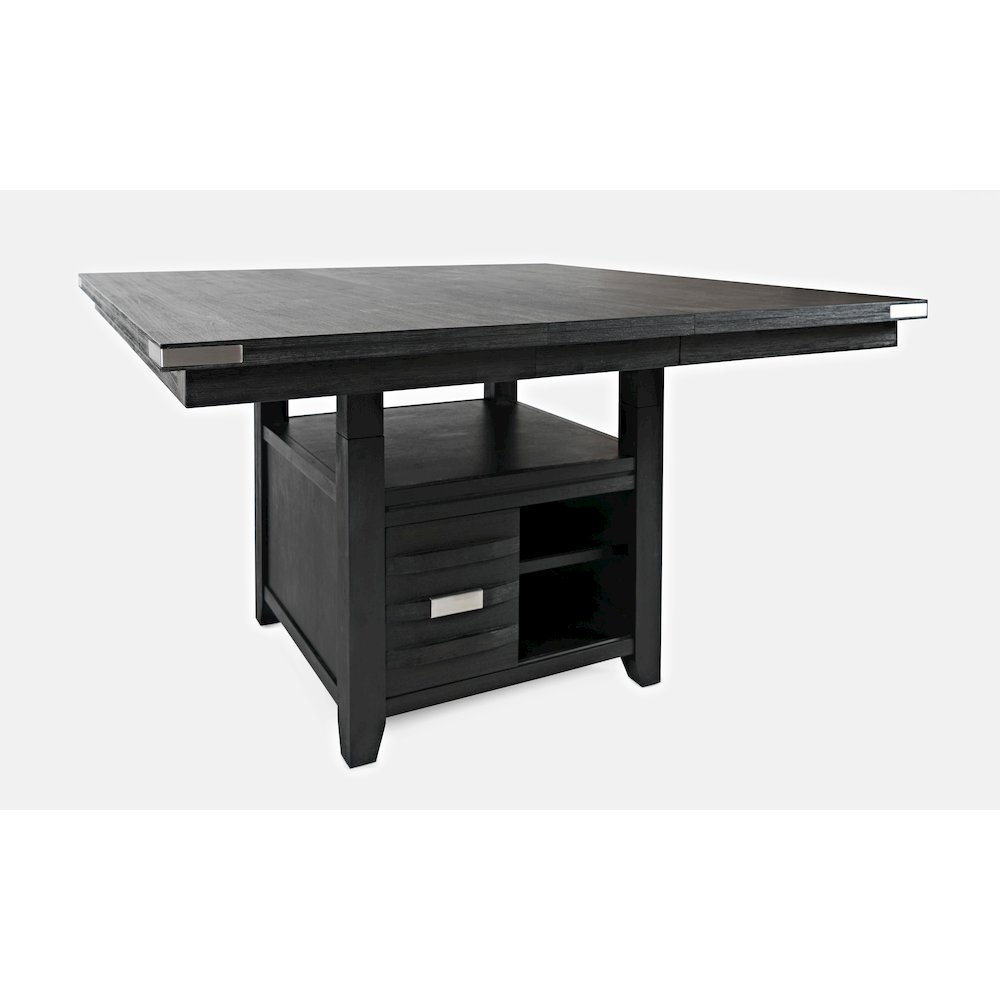Altamonte Contemporary Adjustable Height Square 60" Storage Table. Picture 2
