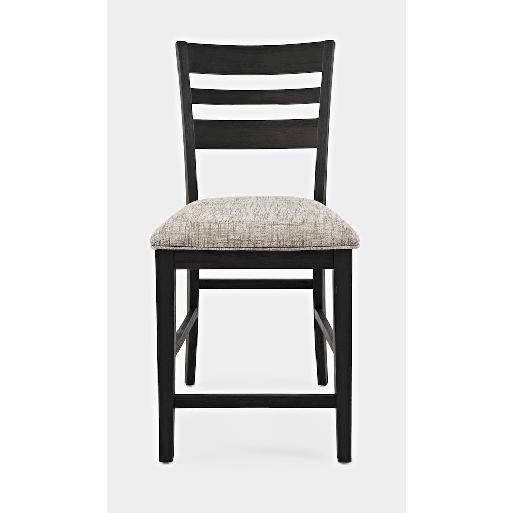 Altamonte Contemporary Ladderback Upholstered Counter Stool (Set of 2). Picture 1